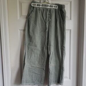 Mahina Gray Boot Cut Flare Pants